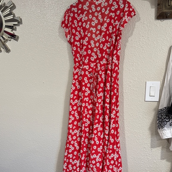 Reformation Red Floral Maxi Dress - Picture 10 of 16